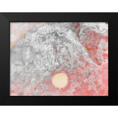 Salt Block II Black Modern Wood Framed Art Print by Grayscale