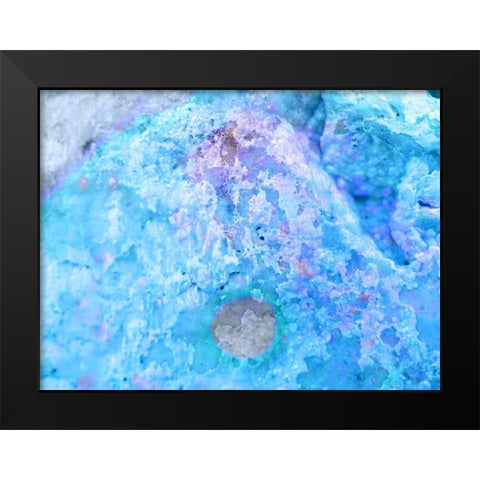Salt Block III Black Modern Wood Framed Art Print by Grayscale