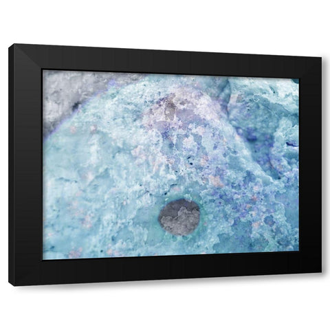 Salt Block IV Black Modern Wood Framed Art Print with Double Matting by Grayscale