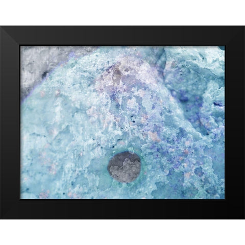 Salt Block IV Black Modern Wood Framed Art Print by Grayscale