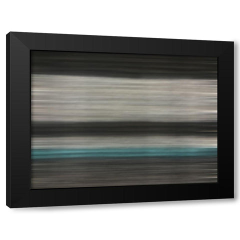 Fabric Pinstripes IV Black Modern Wood Framed Art Print with Double Matting by Grayscale