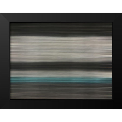 Fabric Pinstripes IV Black Modern Wood Framed Art Print by Grayscale