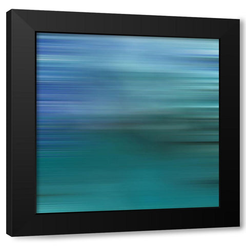 Pinstripes XXXII Black Modern Wood Framed Art Print with Double Matting by Grayscale