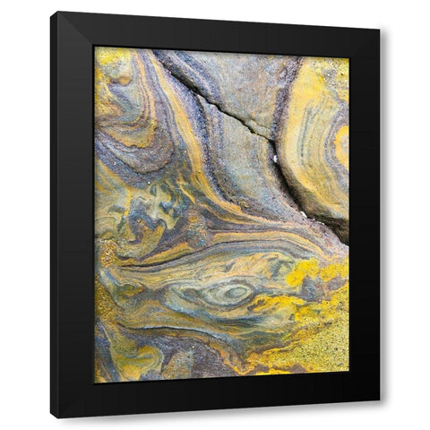 Eroded Sandstone I Black Modern Wood Framed Art Print by Grayscale
