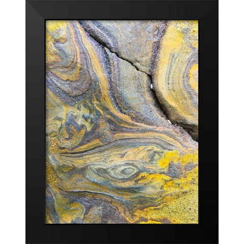 Eroded Sandstone I Black Modern Wood Framed Art Print by Grayscale