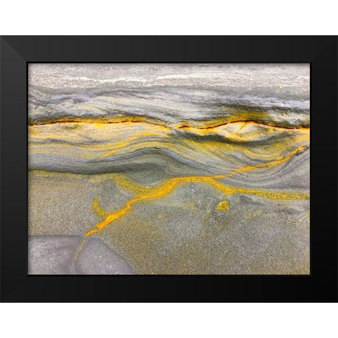 Eroded Sandstone III Black Modern Wood Framed Art Print by Grayscale