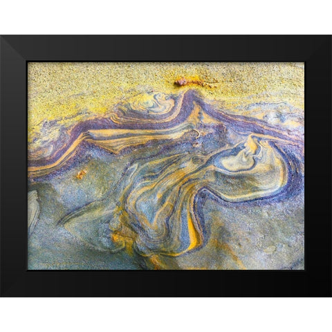 Eroded Sandstone V Black Modern Wood Framed Art Print by Grayscale