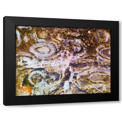 Eroded Stucco II Black Modern Wood Framed Art Print by Grayscale