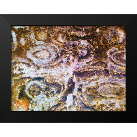 Eroded Stucco II Black Modern Wood Framed Art Print by Grayscale