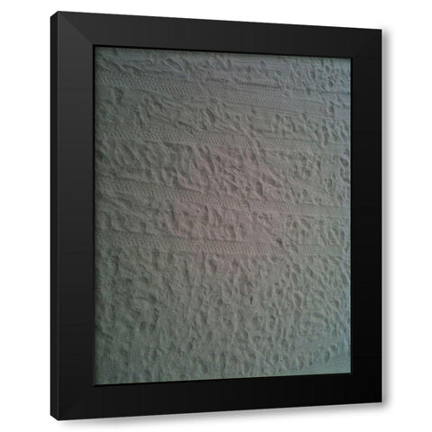 Sand Prints IV Black Modern Wood Framed Art Print with Double Matting by Grayscale