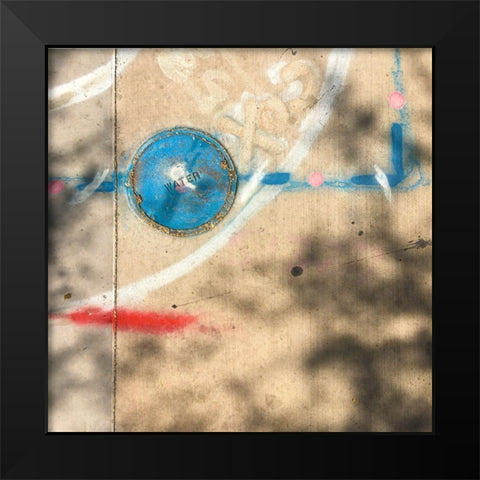 Water Cover II Black Modern Wood Framed Art Print by Grayscale