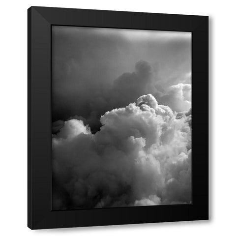 Cloudy Sky IV Black Modern Wood Framed Art Print by Grayscale