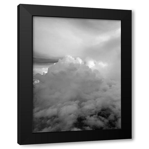 Cloudy Sky V Black Modern Wood Framed Art Print by Grayscale