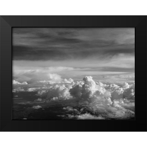 Cloudy Sky VI Black Modern Wood Framed Art Print by Grayscale