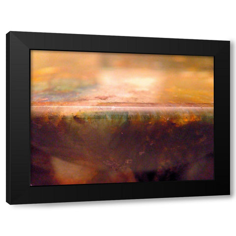 Stone Edge I Black Modern Wood Framed Art Print with Double Matting by Grayscale