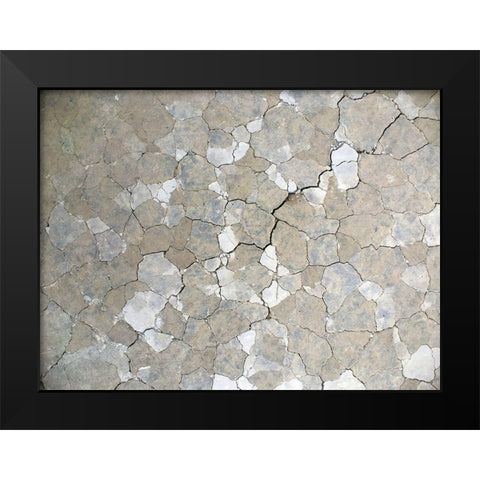 Parched Earth I Black Modern Wood Framed Art Print by Grayscale