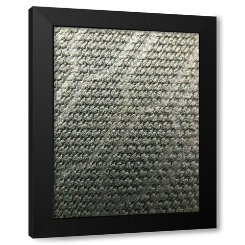 Fabric I Black Modern Wood Framed Art Print with Double Matting by Grayscale