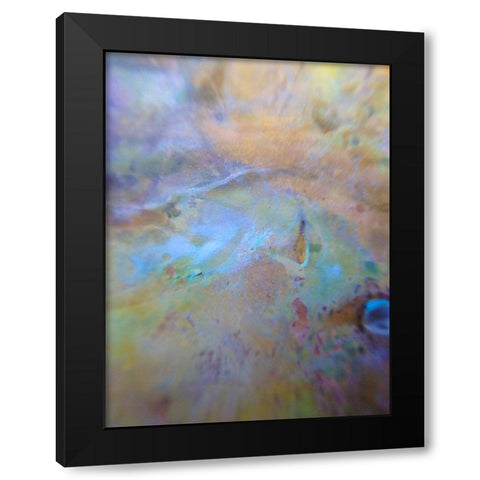 Oxidized Metal IX Black Modern Wood Framed Art Print by Grayscale