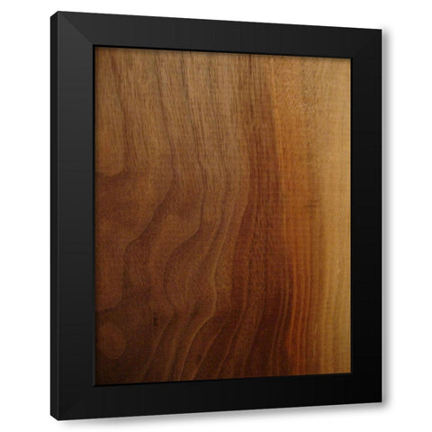 Wood Panel I Black Modern Wood Framed Art Print by Grayscale