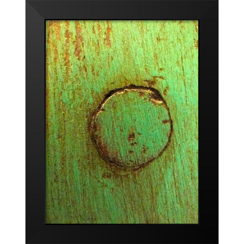 Painted Wood Panel IV Black Modern Wood Framed Art Print by Grayscale