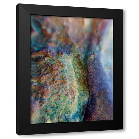 Oxidized Metal XII Black Modern Wood Framed Art Print by Grayscale