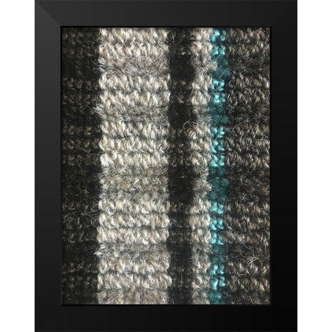 Fabric VIII Black Modern Wood Framed Art Print by Grayscale