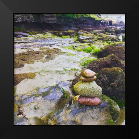 Carins III Black Modern Wood Framed Art Print by Grayscale