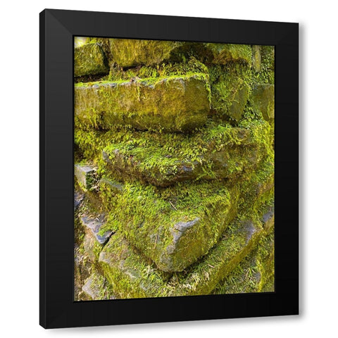 Stone Stack I Black Modern Wood Framed Art Print by Grayscale
