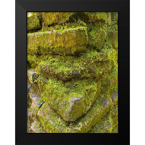 Stone Stack I Black Modern Wood Framed Art Print by Grayscale