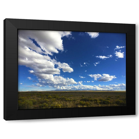 Big Sky I Black Modern Wood Framed Art Print by Grayscale