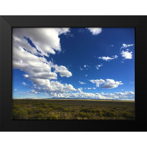 Big Sky I Black Modern Wood Framed Art Print by Grayscale