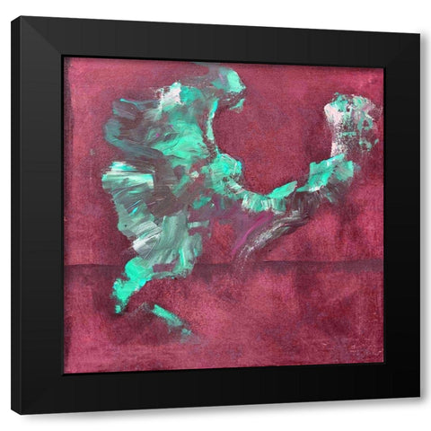 Shaman Dance VI Black Modern Wood Framed Art Print by Grayscale