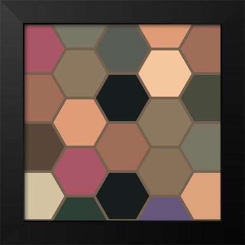 Soft Hive XVIII Black Modern Wood Framed Art Print by Grayscale