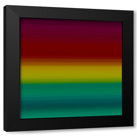 Rich Pinstripes I Black Modern Wood Framed Art Print by Grayscale