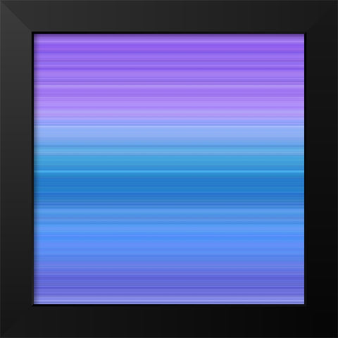 Cool Pinstripes III Black Modern Wood Framed Art Print by Grayscale