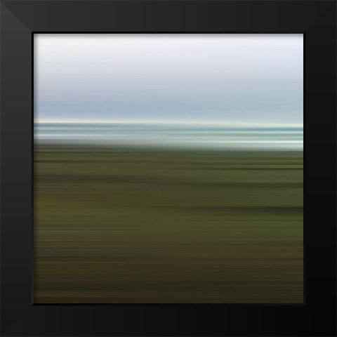 Cool Pinstripes IX Black Modern Wood Framed Art Print by Grayscale