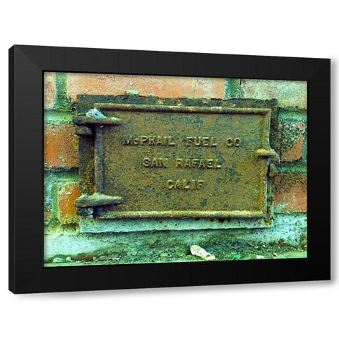 Fuel Panel I Black Modern Wood Framed Art Print by Grayscale