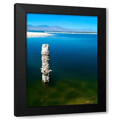 Salton Sea I Black Modern Wood Framed Art Print with Double Matting by Grayscale