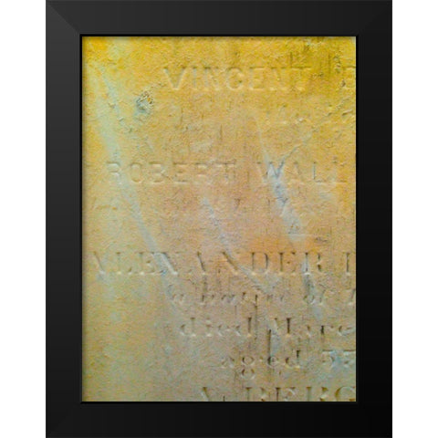 Mausoleum I Black Modern Wood Framed Art Print by Grayscale