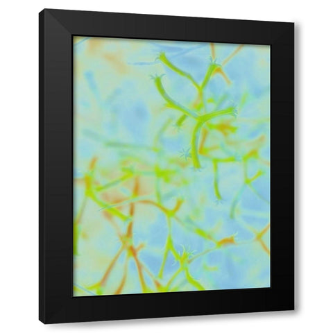 Confetti I Black Modern Wood Framed Art Print by Popcorn