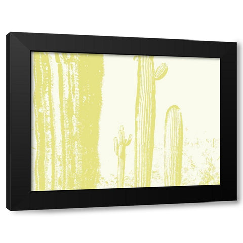 Desert Silhouette IV Black Modern Wood Framed Art Print by Popcorn