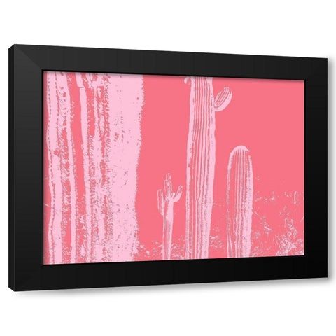 Desert Silhouette VI Black Modern Wood Framed Art Print with Double Matting by Popcorn