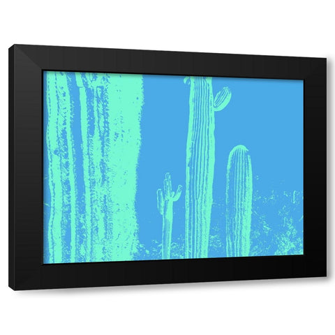 Desert Silhouette VII Black Modern Wood Framed Art Print with Double Matting by Popcorn