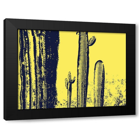Desert Silhouette IX Black Modern Wood Framed Art Print by Popcorn