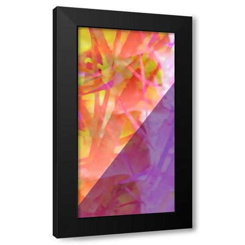 Wayfinder A Black Modern Wood Framed Art Print by Popcorn