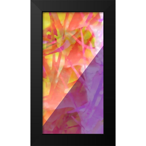Wayfinder A Black Modern Wood Framed Art Print by Popcorn