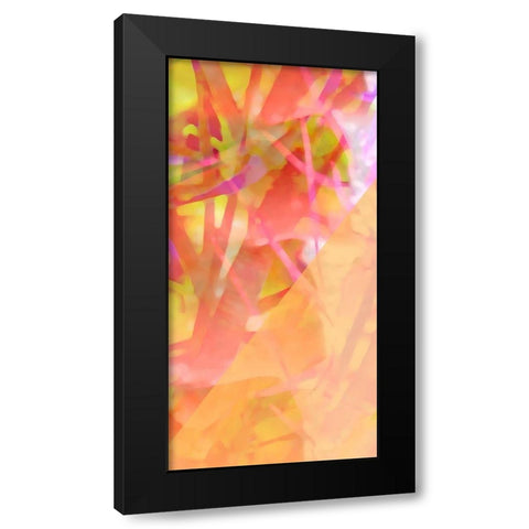 Wayfinder B Black Modern Wood Framed Art Print by Popcorn