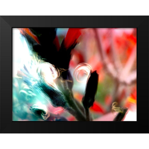 Flore Muse I Black Modern Wood Framed Art Print by Popcorn