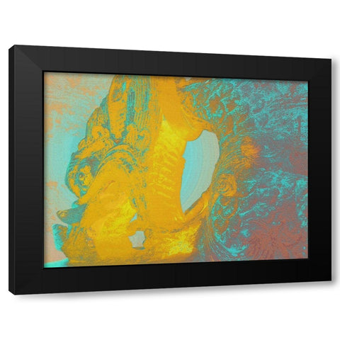 Dragon I Black Modern Wood Framed Art Print by Tenoever, William