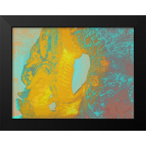 Dragon I Black Modern Wood Framed Art Print by Tenoever, William